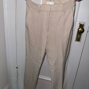 H&M Women’s Tan Plaid Pants NEVER WORN